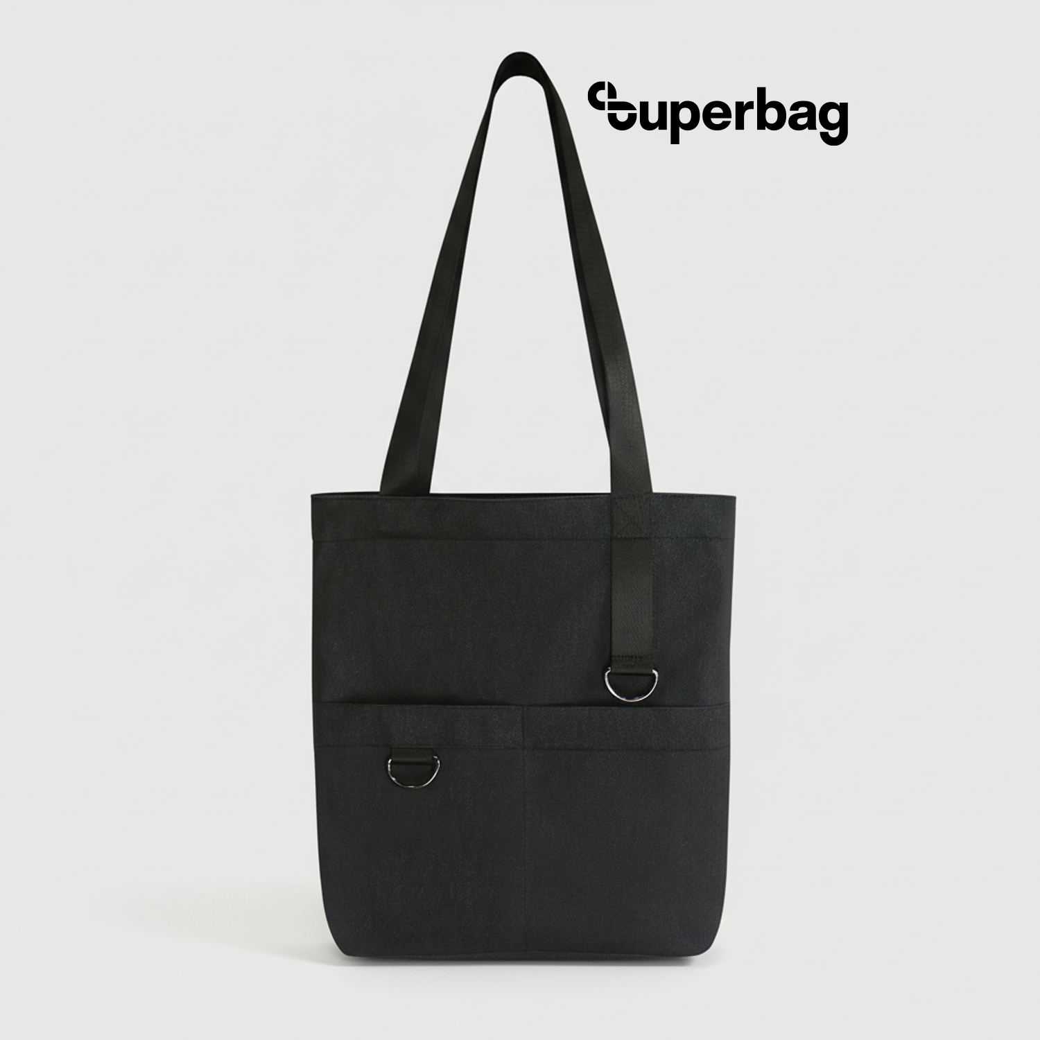 Шоппер Superbag ZIP с двумя карманами и молнией - фото 1