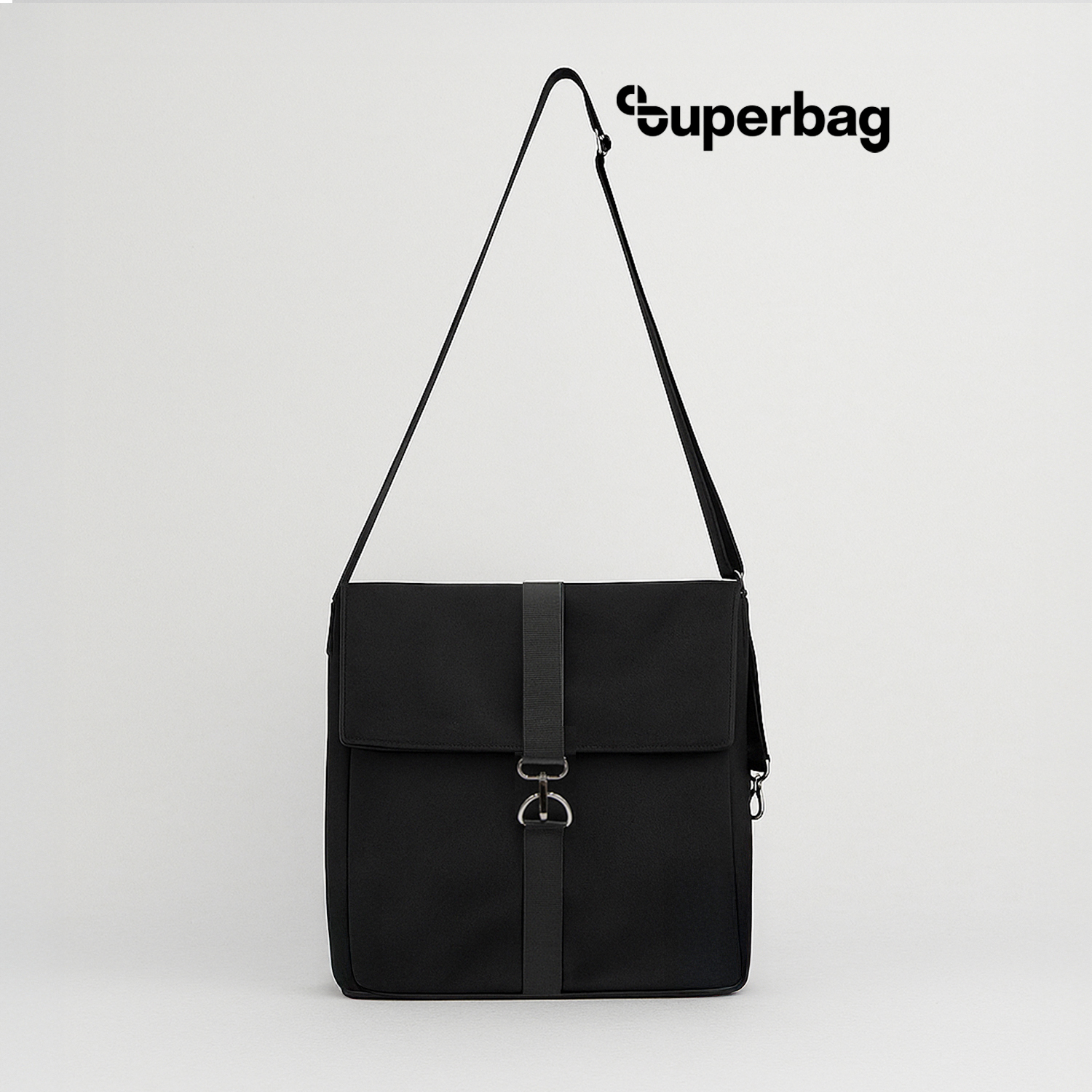 Шоппер Superbag Companion с тремя отделениями боковым креплением карабин и карманом - фото 1